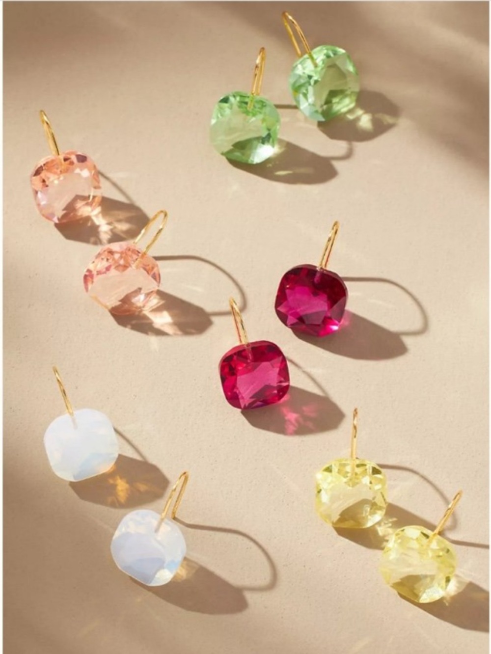 Anthropologie Floating Crystal Earrings - Picture 3 of 3